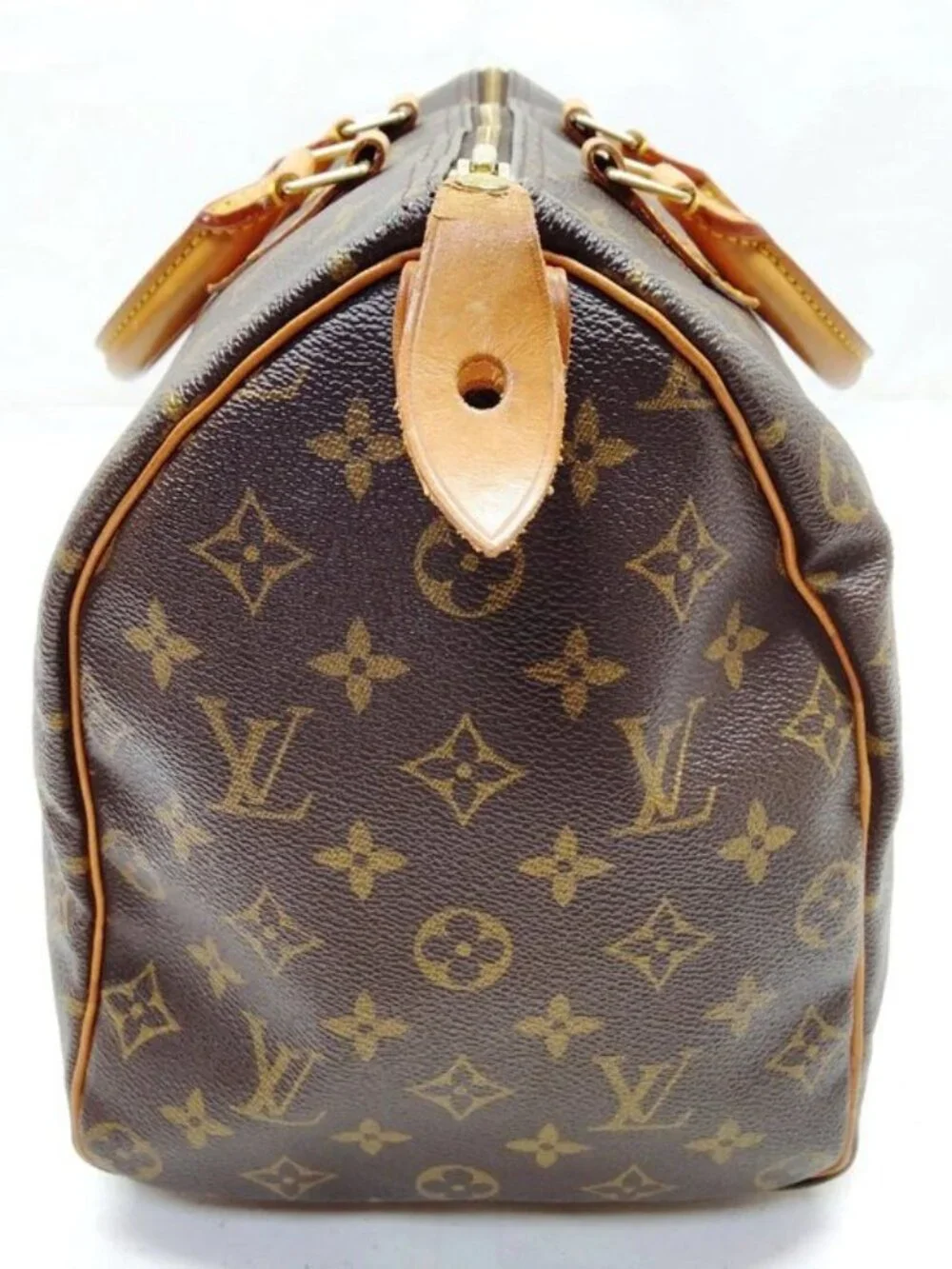 Authentic Louis Vuitton Speedy 35 Monogram Canvas Handbag